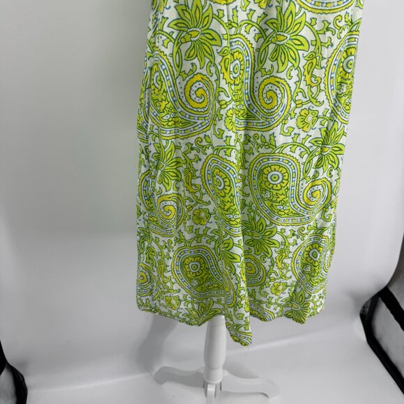 J.Crew x SZ Blockprints Citrus Paisley Mini Dress Size Medium - Picture 5 of 13